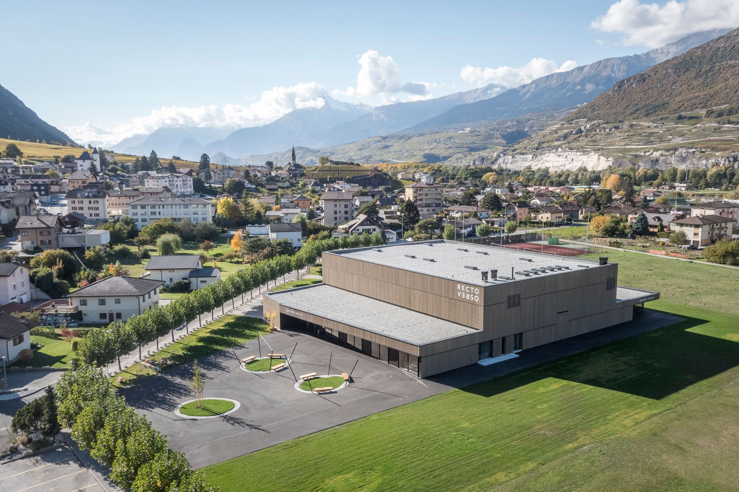 Salle polyvalente à Grône