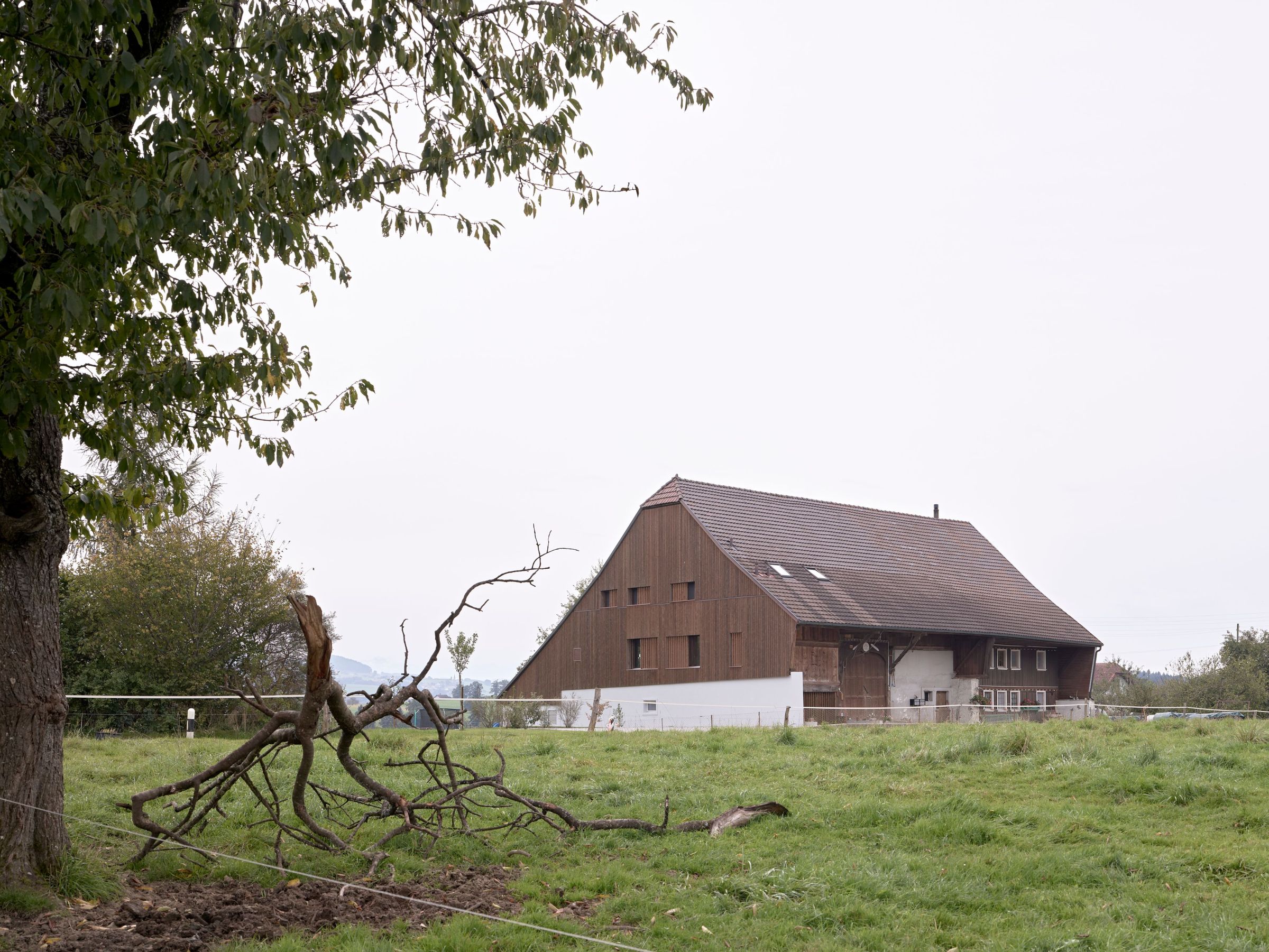 Aménagement d’un logement dans une grange à Chénens